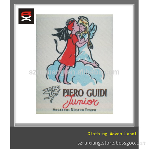 Eco-friendly woven main label for garments and bags